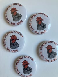 Image 3 of The Monkees Pinback Buttons-Love is the Ultimate Trip-Save the Texas Prairie Chicken