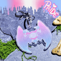 Image 1 of Trans Wings Charm