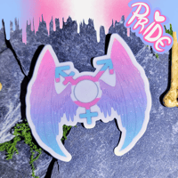 Image 1 of Trans Wings Sticker
