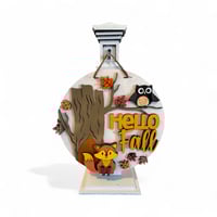 Image 1 of 🍂 “Hello Fall” Wooden Desktop & Door Sign