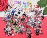 Image 1 of Helluva Boss Mini Keychains