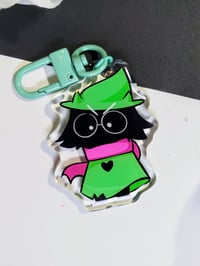 Image 1 of Deltarune Ralsei Mini Keychain