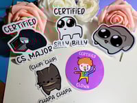 Image 1 of Silly Vinyl Stickers