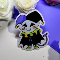 Image 4 of Deltarune Vinyl Stickers || Ralsei, Spamton, Jevil