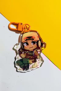 Image 4 of Valorant Acrylic Keychains | Double Sided | Jett, Sage, Raze, Killjoy (KJ), Deadlock, Iso, Reyna