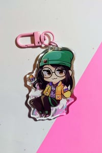 Image 5 of Valorant Acrylic Keychains | Double Sided | Jett, Sage, Raze, Killjoy (KJ), Deadlock, Iso, Reyna