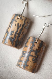 Image 1 of Bark Beetle, Earrings | 002