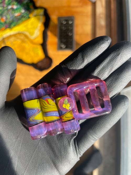 Image of Handblown Glass Beads for Hoodie Strings