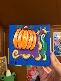 Pumpkin Snail Painting