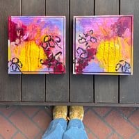 Image 1 of Dancing towards the sun mini framed minis