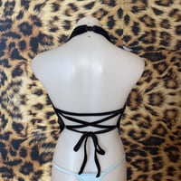 Image 2 of ˗ˏˋ ★ ˎˊ˗ NEW ˗ˏˋ ★ ˎˊ˗ velvet clip hottie halter top ˗ˏˋ ★ ˎˊ˗