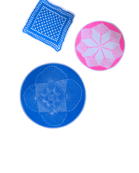 Image 3 of riso-printed stickers