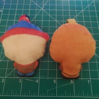 Image 2 of Sad Boy Squeaky Plush Keychain