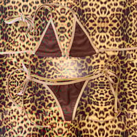 Image 1 of * ੈ♡‧₊ small tie-side t-back g & small midi cup