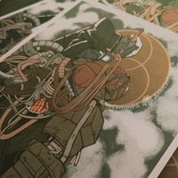 Image 4 of THE KISS & THE KNIFE [OCS] risograph prints
