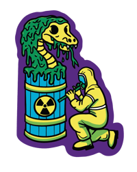 Image 2 of Toxic Stickers PREORDER