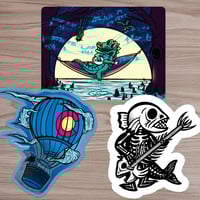 Dream Balloon/Swamp Serenade/Bassist Sticker PREORDER