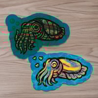 Image 1 of Cuttlefish Sticker Combo PREORDER