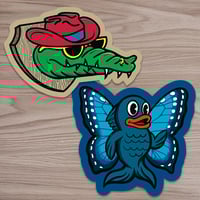 Grow Wings & Fly/ Homer’s Pet Gator Sticker PREORDER