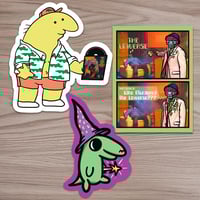Image 1 of Glep & Charlie/Eric Andre Stickers PREORDER