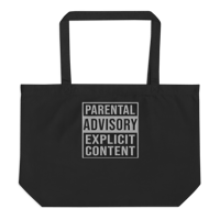 Image 1 of nukeplex™ | Parental Advisory Large Eco bag