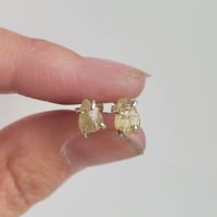 Image 2 of Yellow Sapphire Stud Earrings