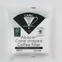 CAFEC Abaca+ Filterpapier (Gr. 4, 100 Stück) 