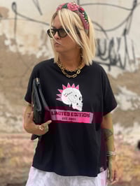 Image 2 of  CAMISETA OVER NEÓN SKULL