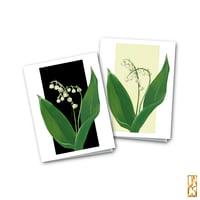 Image 1 of Lily of the Valley Greeting Card