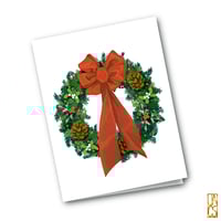 Christmas Wreath Greeting Card