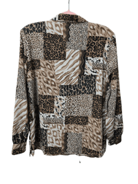 Image 2 of Animal Print Size 16 Blouse