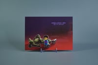 Medium Postcard "Wheelchair Man VS a Child"