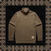 COVE WALNUT HALF ZIP