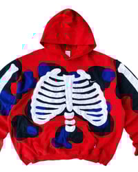 Image 4 of Reworked Ribcage Riot Hoodie Size XXL