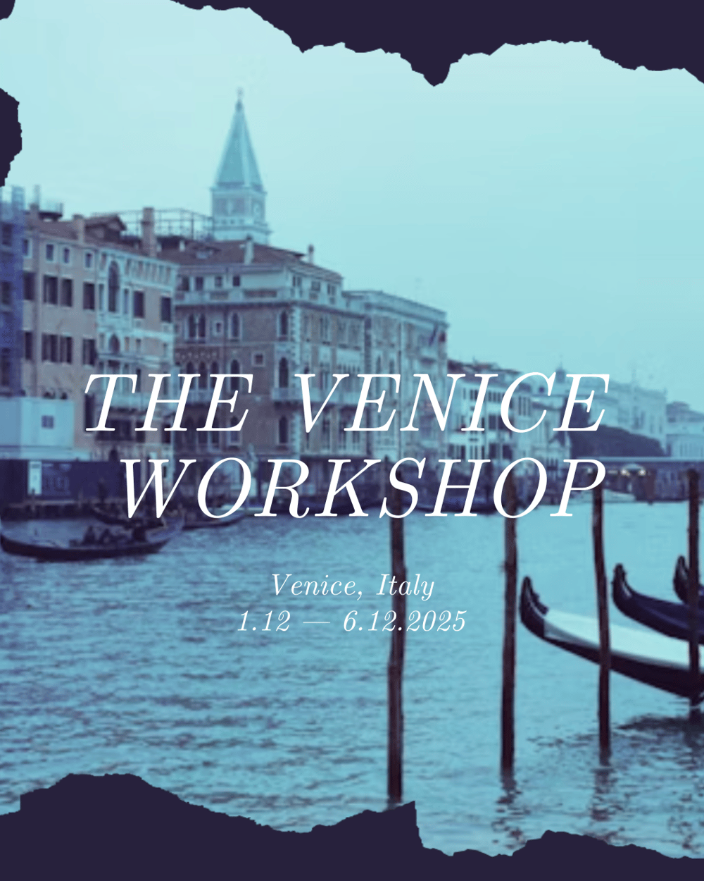 Image of The Venice Workshop: 4-day writing retreat with Demi Anter