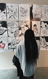 Image 2 of Remnants ink sketch pt vi