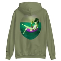 Image 2 of Bride of Frankenstein Beach Ghoulie Hoodie
