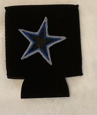 Black Koozie with Star Patch
