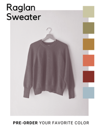 Image 1 of PRE- ORDER NATURALLY DYED MERINO SWEATER _ 6 COLORS AVAILABLE