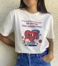 Image 1 of Tee-Shirt écru SMASH THE PATRIARCHY