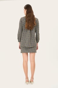 Image 2 of CAMICIA MABEL GEOMAC MULTI GRIGIO