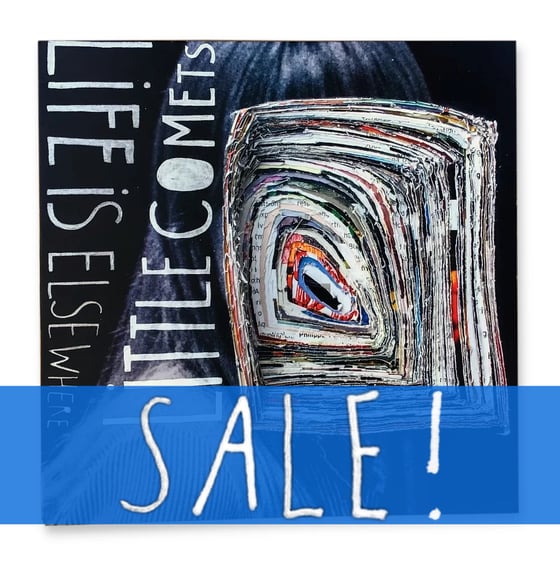 Image of  SALE ! WAS £24 NOW ONLY £17 'LIFE IS ELSEWHERE' VINYL RECORD (RARE USA IMPORT)