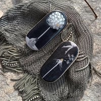 BROCHES BLACK DANDELION 