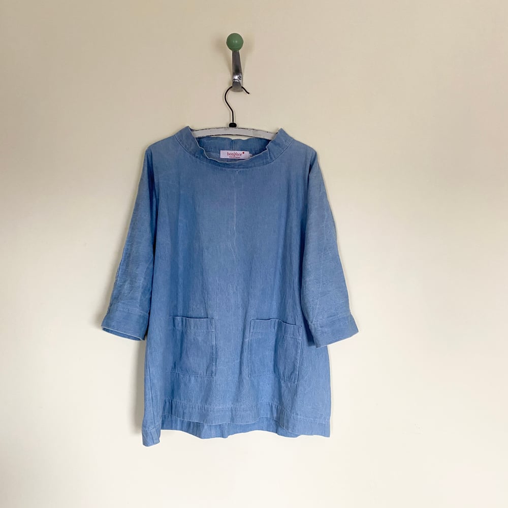 Image of Denim Tunic Top