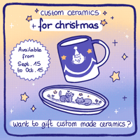 Image 1 of Christmas Custom Ceramic