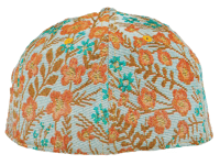 Image 4 of GRASSROOTS REMOVABLE BEAR PATCH FLORAL CARPET FITTED HAT 