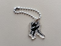 Image 1 of Acrylic Charm "Roaring Knight"