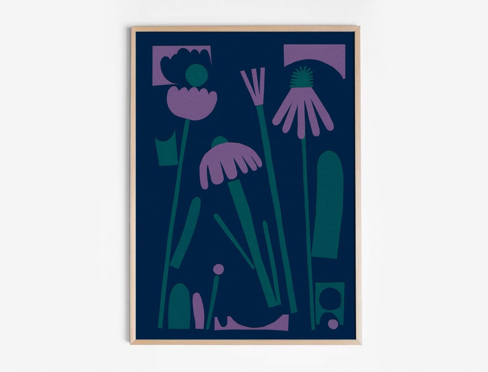 Image of FLOWER PRINT - ECHINACEA