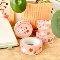 Image 3 of washi tape "balade d'automne"