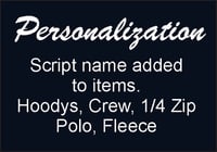 Embroidered Personalization